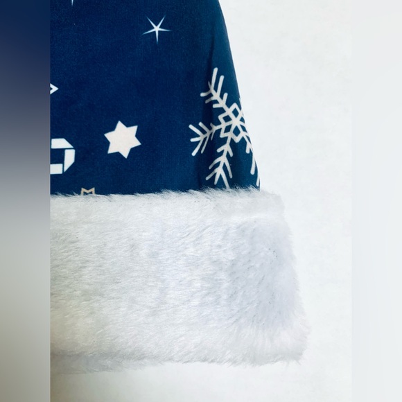 JP Morgan Chase Custom Fabric Santa Hat Beanie Christmas Rare Employee Swag Gift - Picture 4 of 4